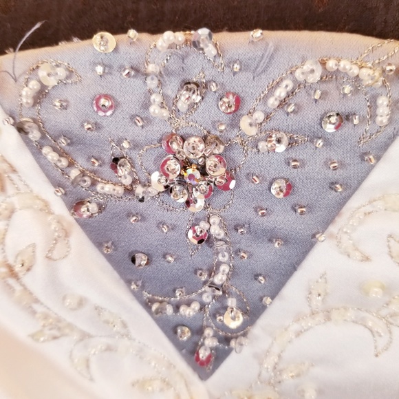 Alfred Angelo Women's Platinum Wedding Dress R1748 - Picture 5 of 8